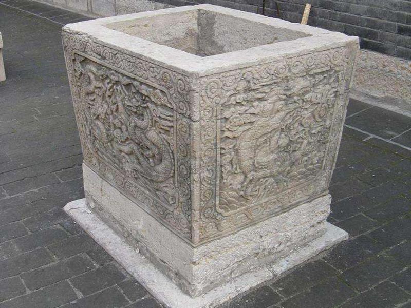 街道龍圖騰石槽[編號(hào)092]