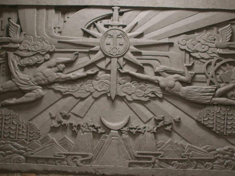 場(chǎng)館展示的人物壁畫(huà)[編號(hào)226]