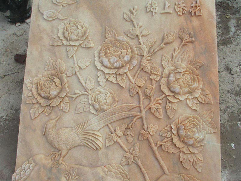錦上添花晚霞紅浮雕壁畫[編號(hào)244]