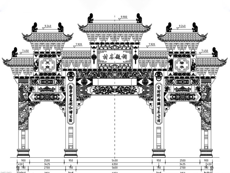 農(nóng)村牌坊