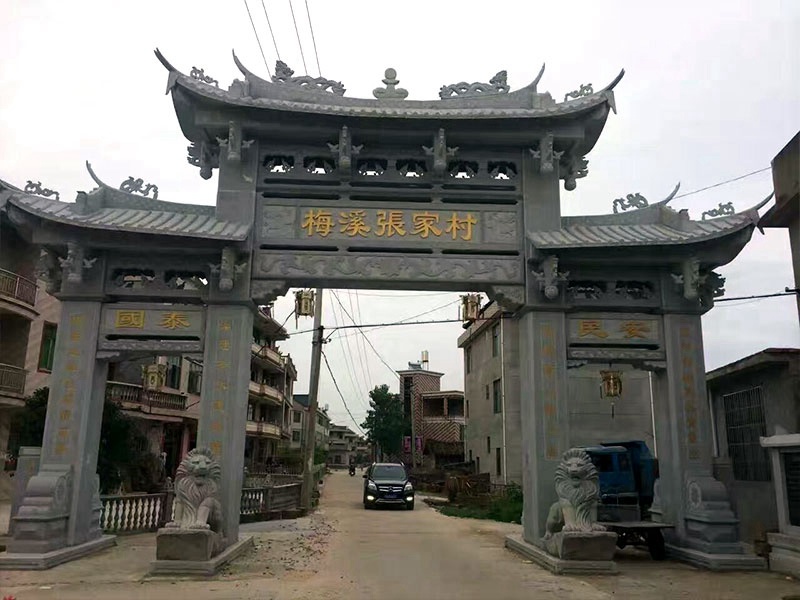 農(nóng)村石牌樓設(shè)計(jì)