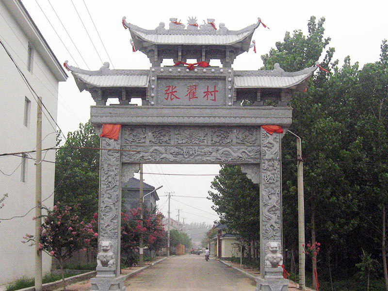 農(nóng)村簡(jiǎn)單石牌坊廠家