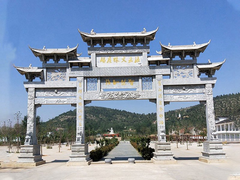 寺廟石牌樓大門價格